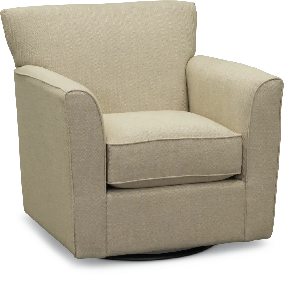 215-401/C148831 Oyster Beige Swivel Chair - Allegra-1