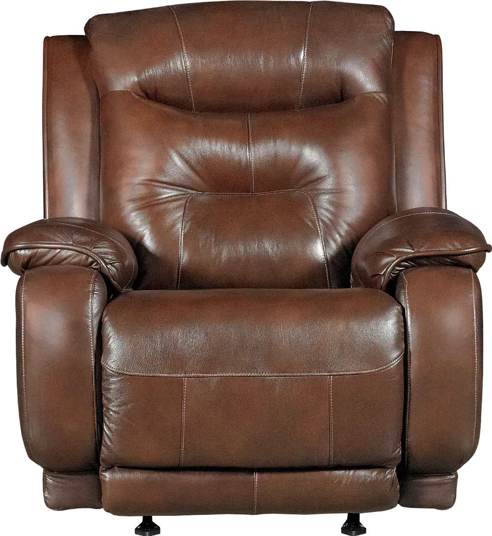 Cresent Brown Leather-Match Reclining Power Lift Chair-1