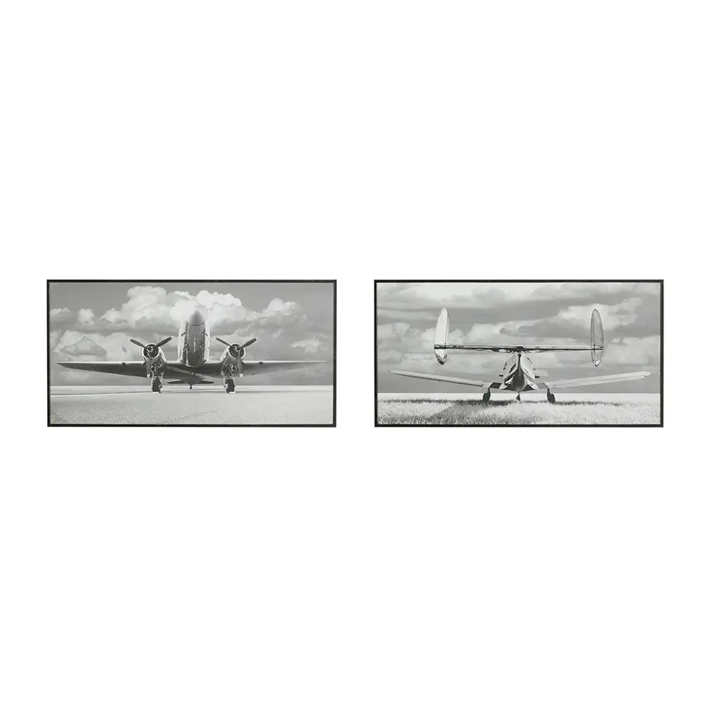 Assorted Aviation Roll Gel Coated Framed Wall Art-1