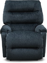 Navy Blue Small Scale Manual Rocker Recliner - Sedgefield | RC Willey