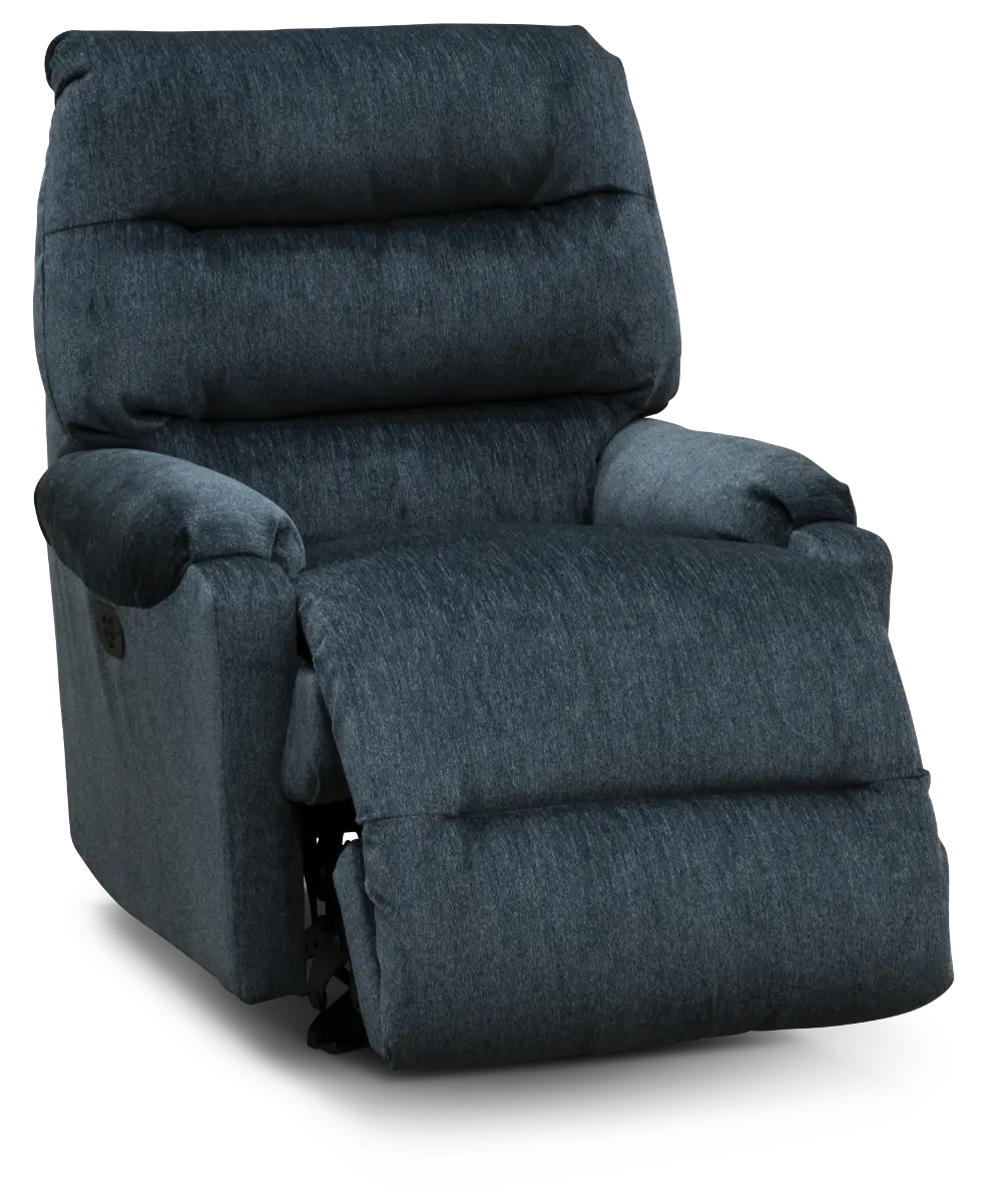 Sedgefield Navy Blue Small Scale Manual Rocker Recliner-1