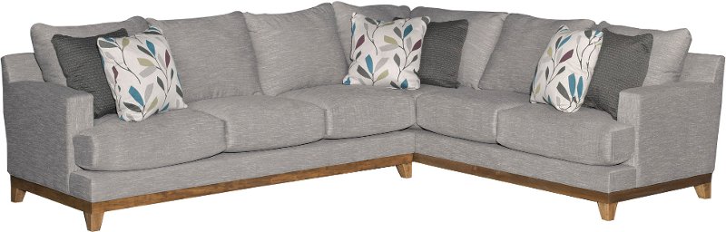 Shop Contemporary Gray 2 Piece Sectional Sofa with LAF Sofa - Dayton from RC Willey on Openhaus