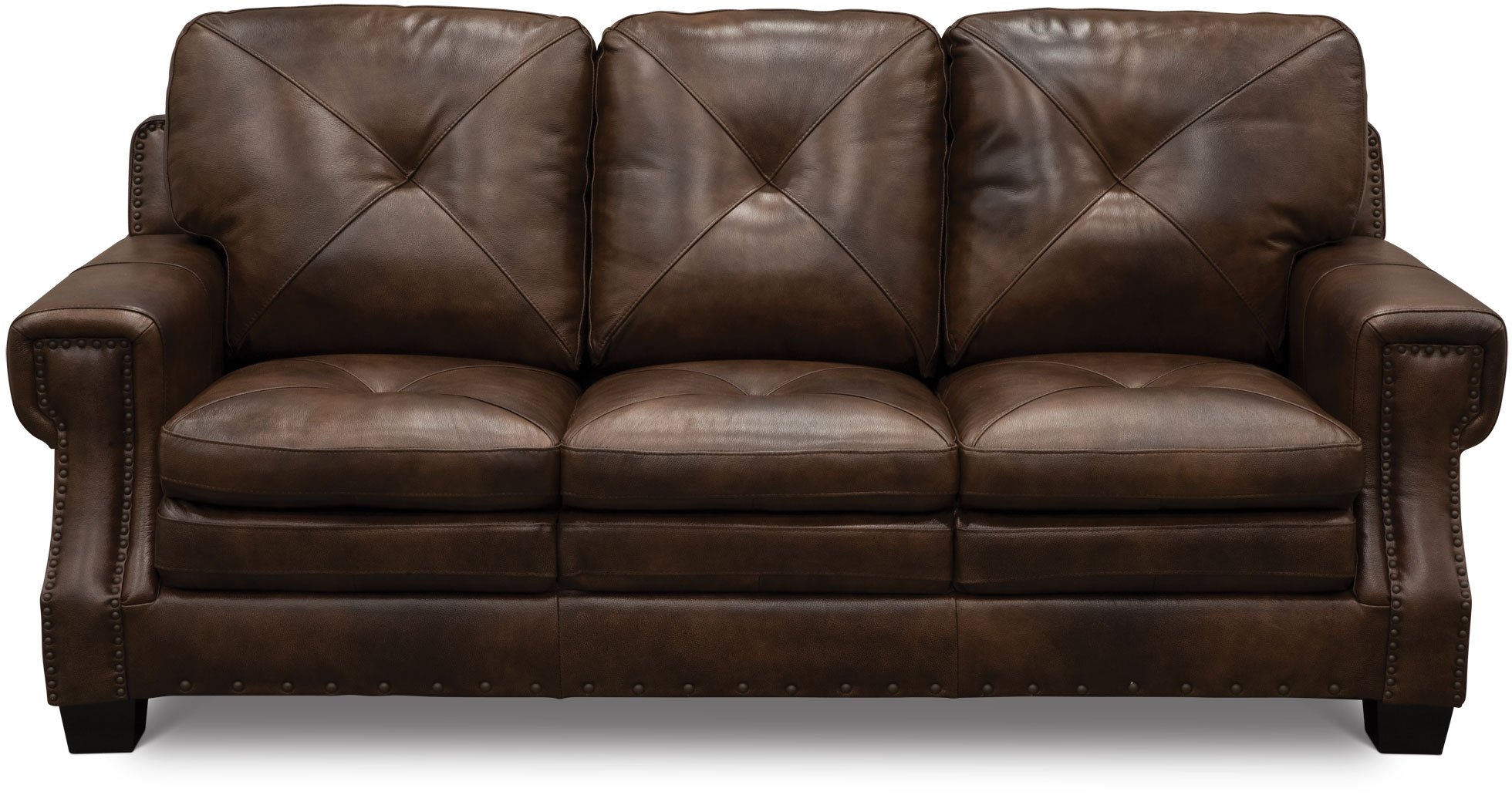 Clic Traditional Dark Brown Leather Sofa Bed Savannah Rc Clic Traditional Dark Brown Leather Sofa Bed Savannah Rc Willey Furniture