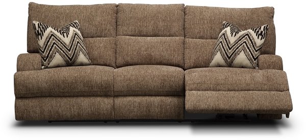 Get A Reclining Sofa For Your Living Room Or Den From Us Rc 3268 53hp Pwrsofa Hr Brown Reclining Sofa Brindle