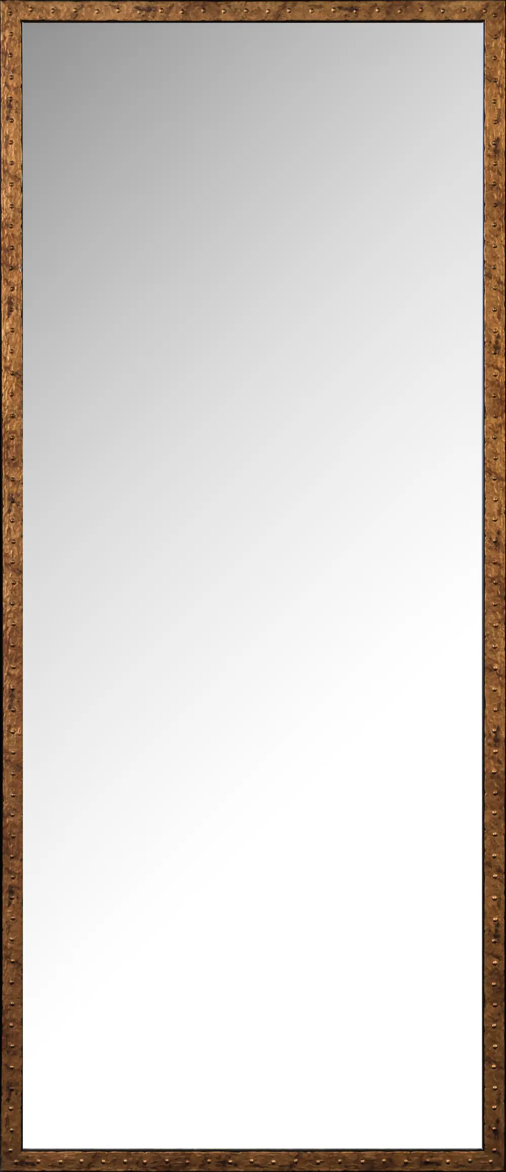 Bronze Rivet Framed Floor Mirror-1