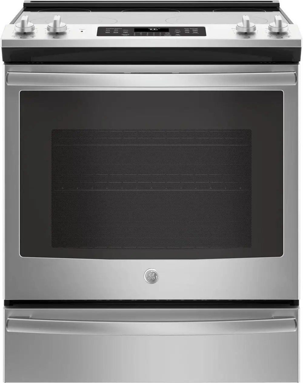 JS760SLSS GE 5.3 cu. ft. Electric Range with True European Convection - Stainless Steel-1