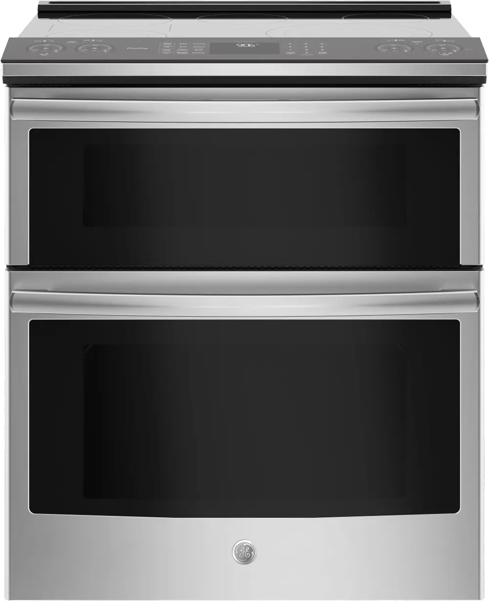 PS960SLSS GE Profile Double Oven Electric Smart Range - 6.7 cu. ft. Stainless Steel-1