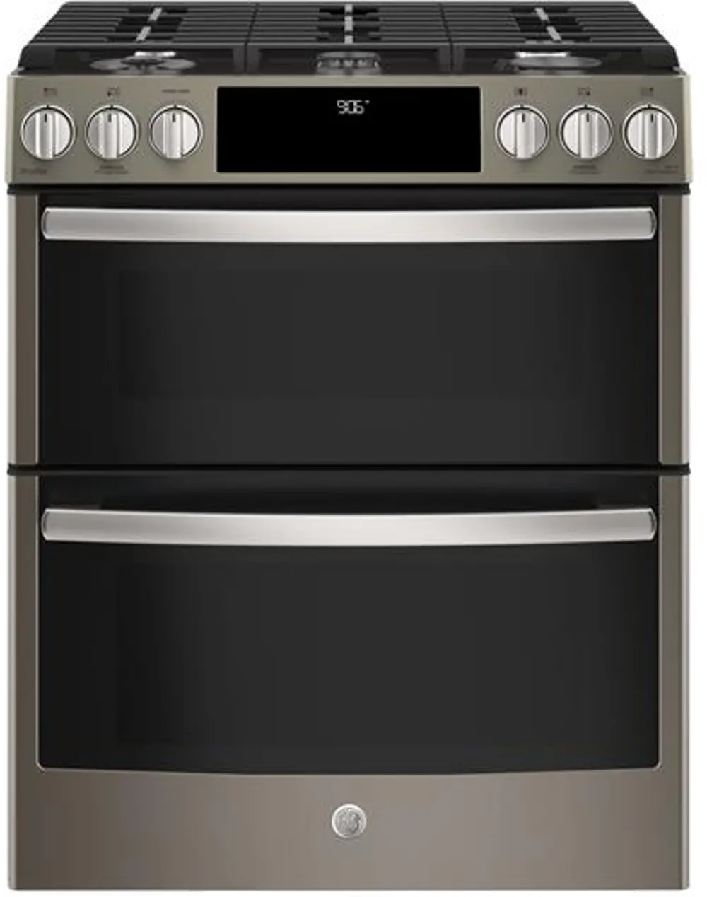 PGS960EELES GE Profile Double Oven Gas Range - Black Stainless Steel-1