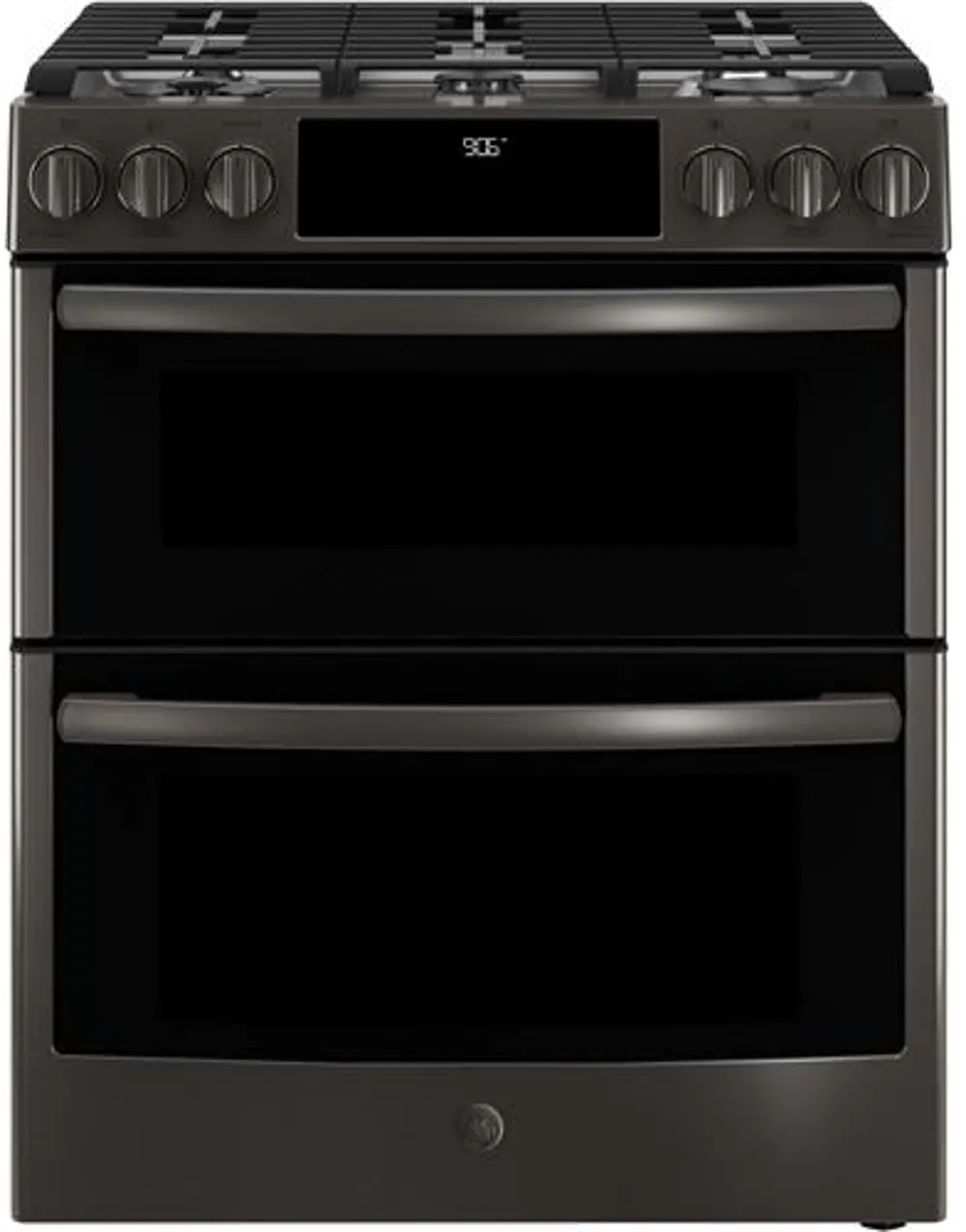 PGS960BELTS GE Profile Double Oven Gas Range - 6.7 cu. ft. Black Stainless Steel-1