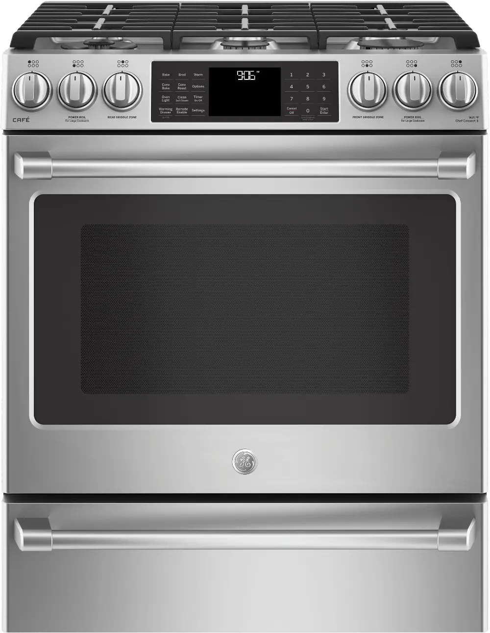 CGS986SELSS Cafe Gas Range - 5.6 cu. ft. Stainless Steel-1