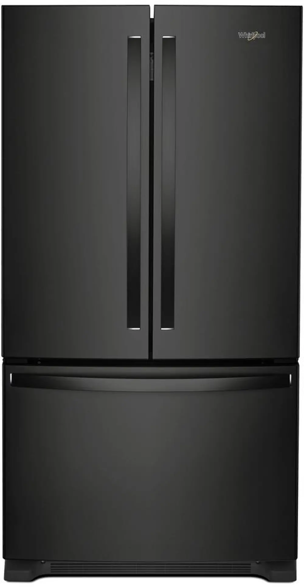 WRF535SWHB Whirlpool 25 cu ft French Door Refrigerator - Black-1