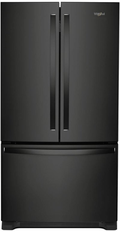 Whirlpool 36 Inch French Door Refrigerator With Internal Water Wrf535swhb Whirlpool 36 Inch French Door Refrigerator With Internal Water Dispenser Black