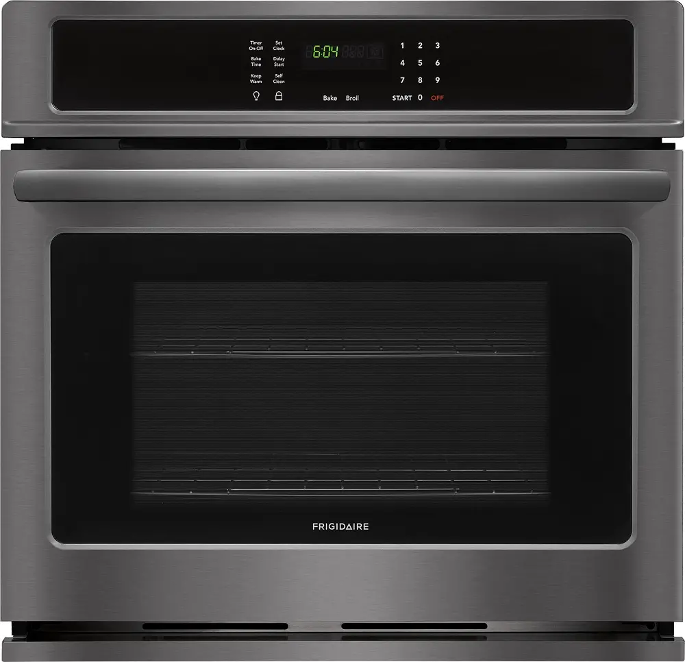 FFEW3026TD Frigidaire 30 Inch Single Wall Oven - 4.6 cu. ft. Black Stainless Steel-1