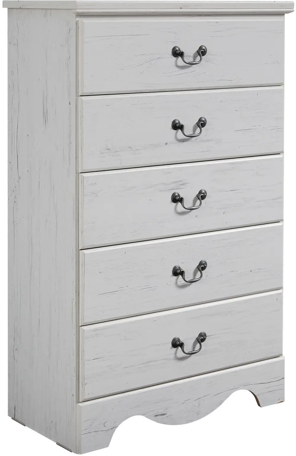 White Casual Classic Chest of Drawers - Taylor-1