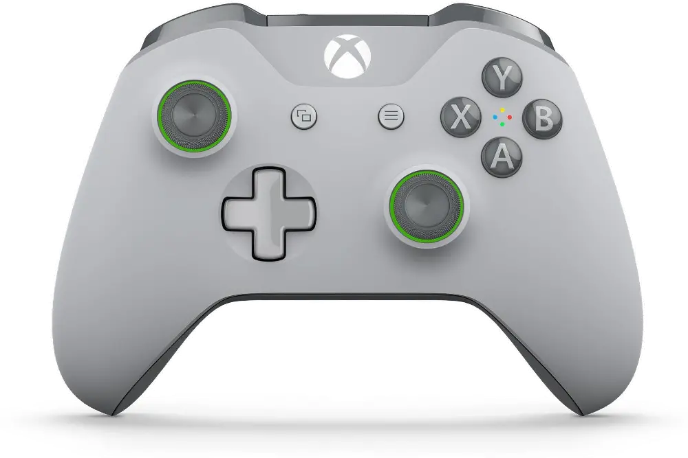 XB1S/MIC_WL3060,GYGR Wireless Xbox One Controller - Gray/Green-1