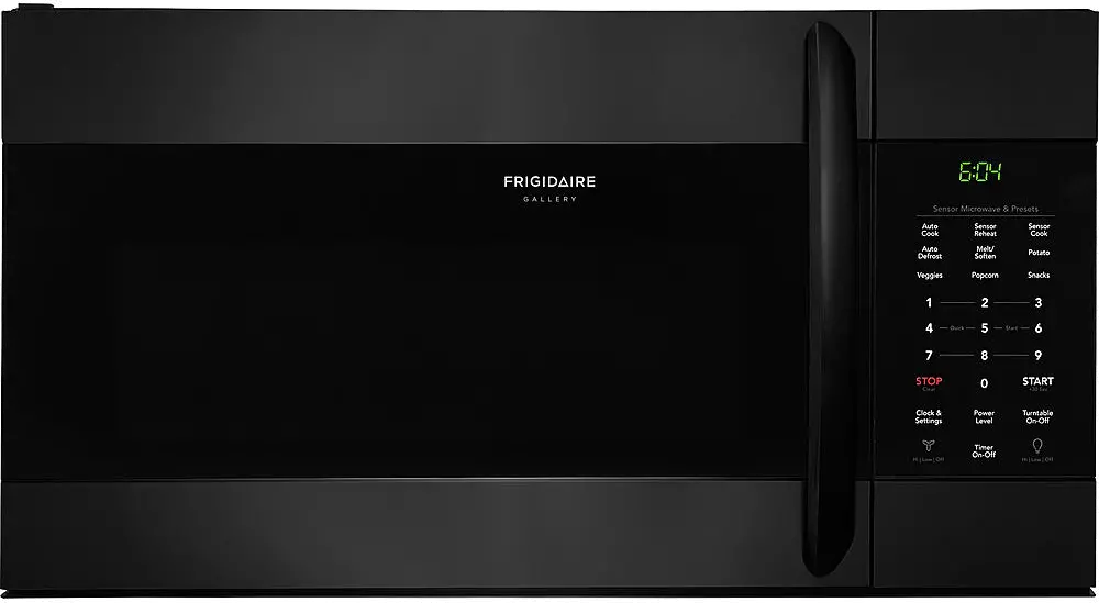 FGMV176NTB Frigidaire Gallery Over the Range Microwave - 1.7 Cu. Ft.  Black-1