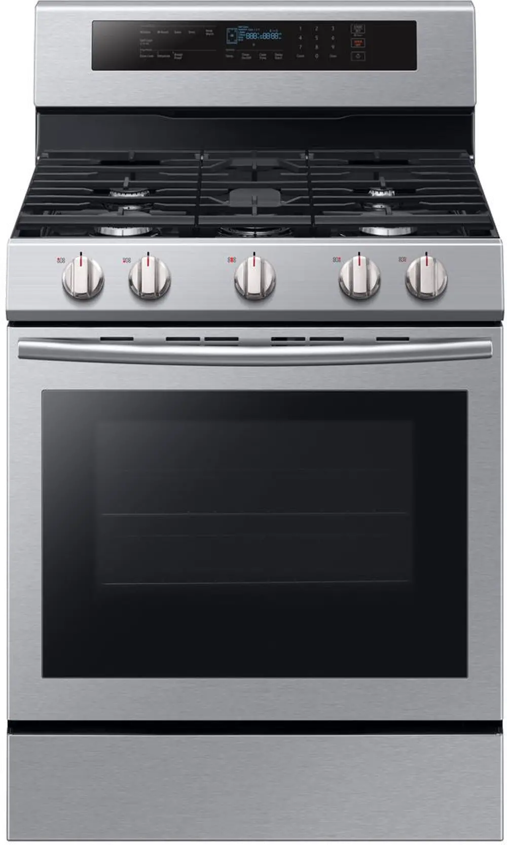 NX58M6630SS Samsung Gas Range with True Convection Oven - 5.8 cu. ft. Stainless Steel-1