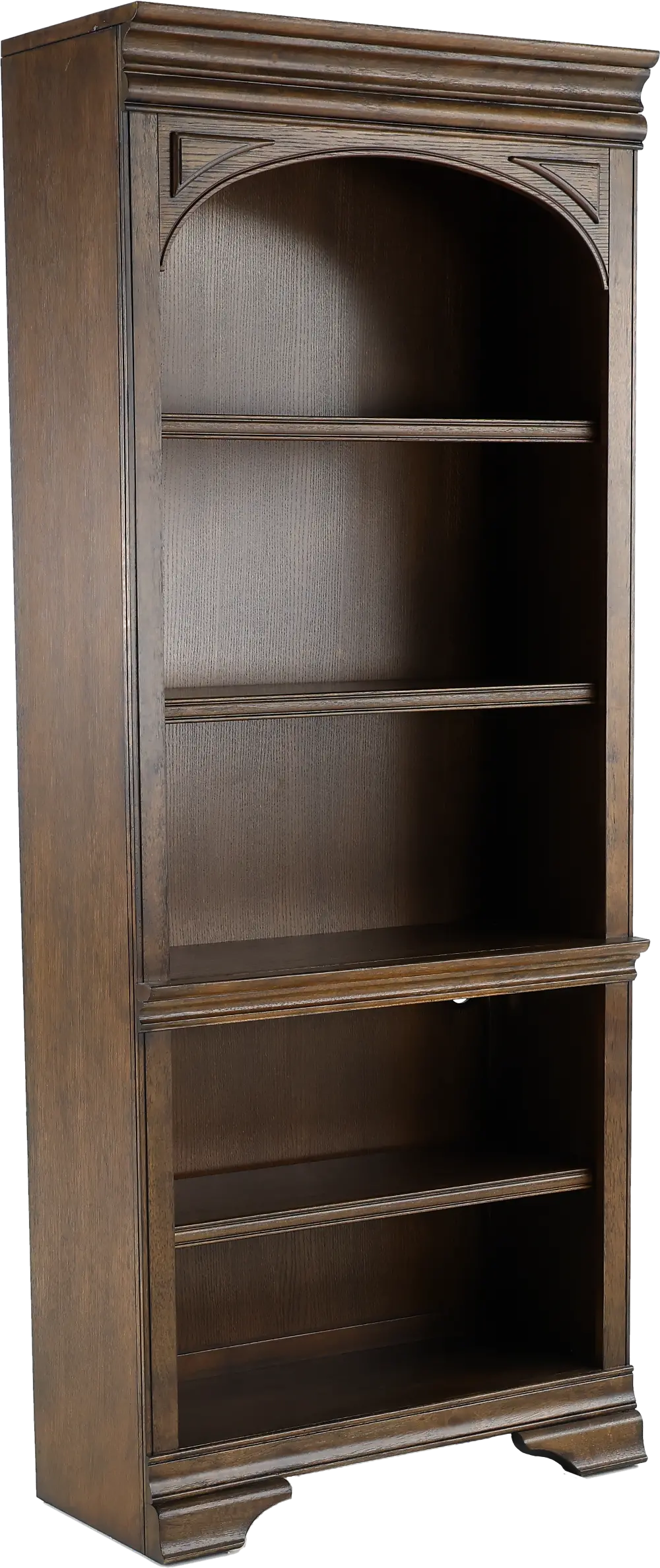 Arcadia Chestnut Brown Open Bookshelf-1