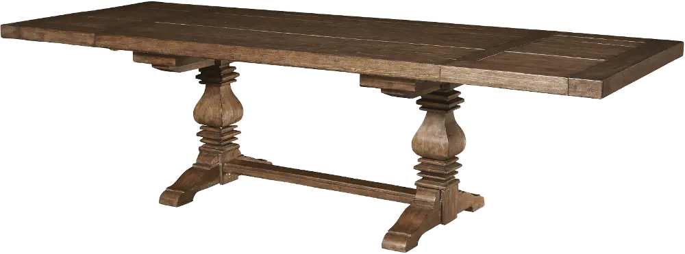Oak Traditional Dining Table - American Attitude Collection-1