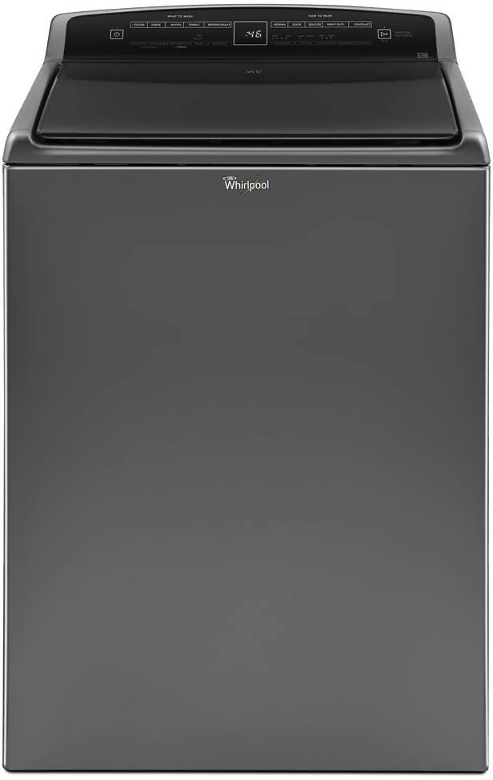 WTW7500GC Whirlpool Top Load Washer with Adaptive Wash Technology - 4.8 cu. ft. Chrome Shadow-1