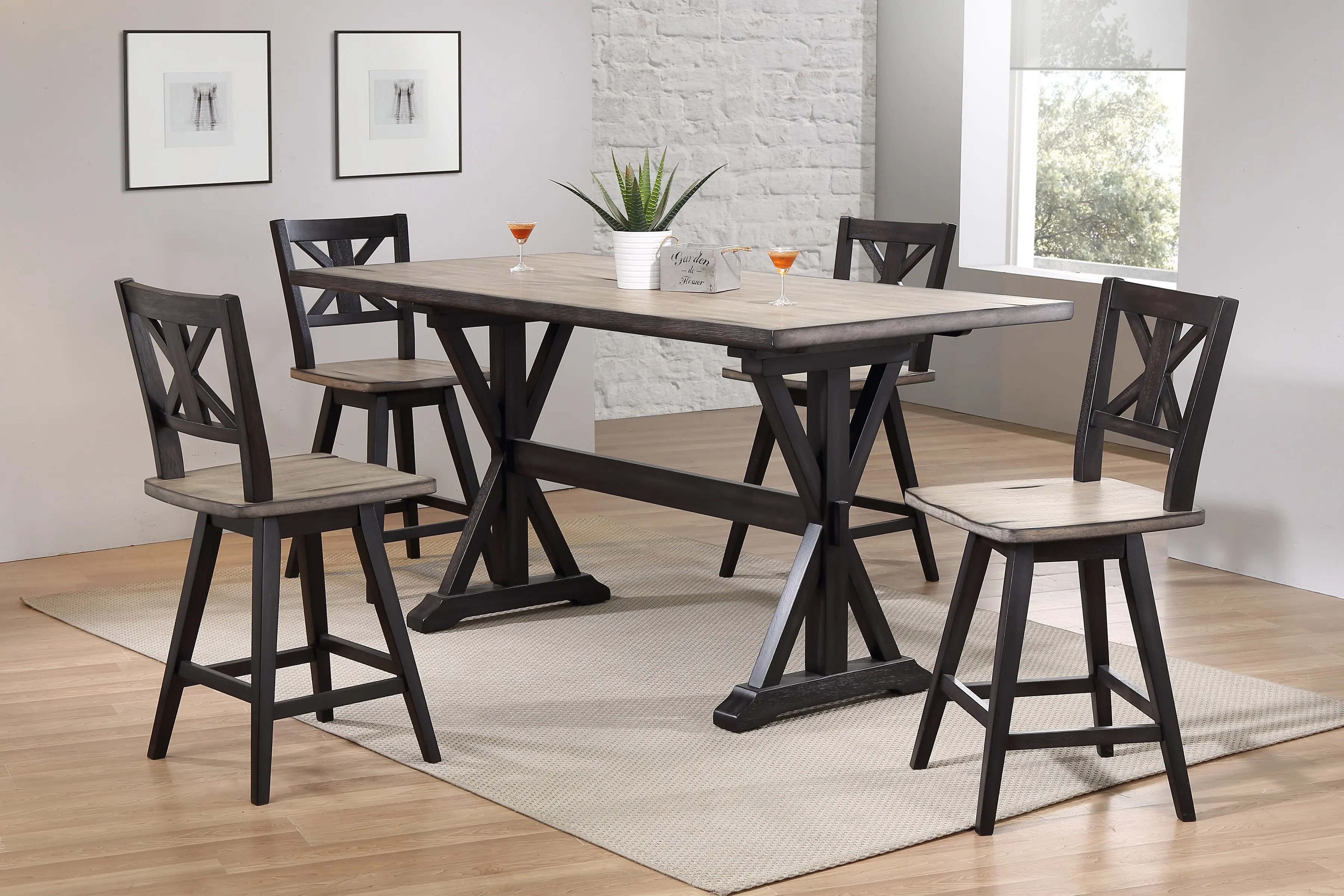 Rc willey counter height best sale dining sets