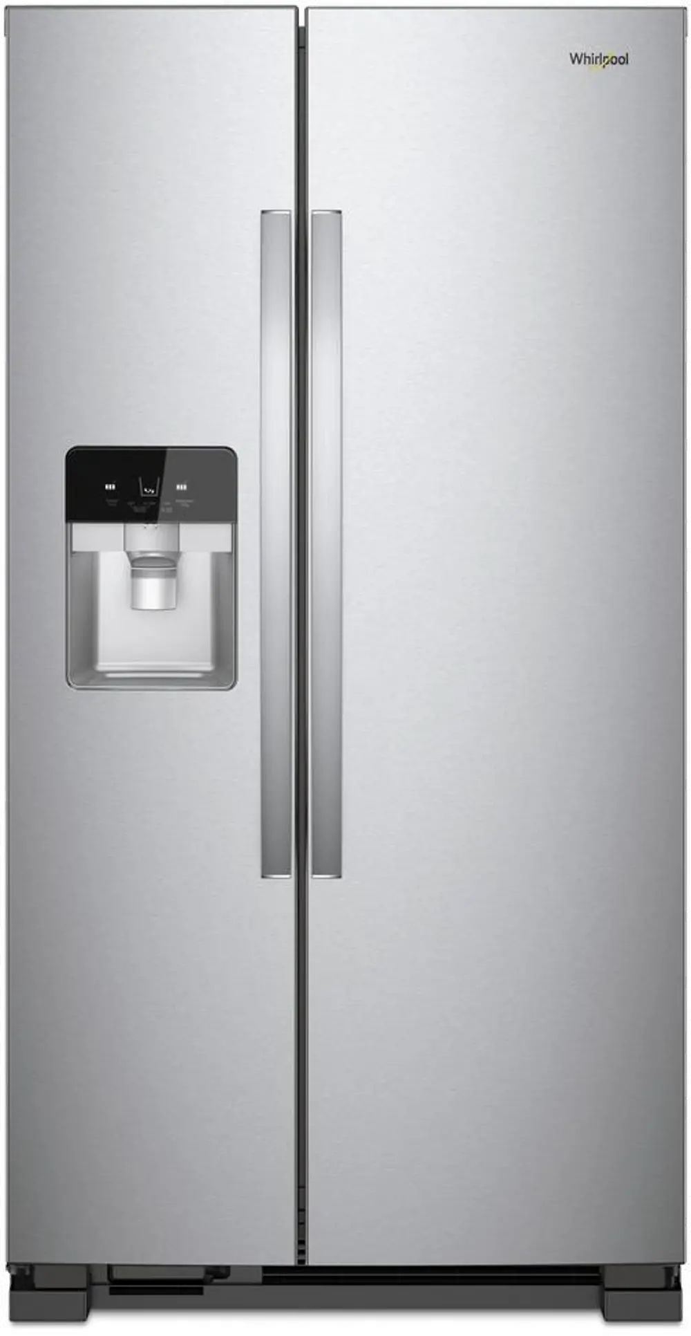 WRS321SDHZ Whirlpool 21.4 cu ft Side by Side Refrigerator - 33 W Stainless Steel-1