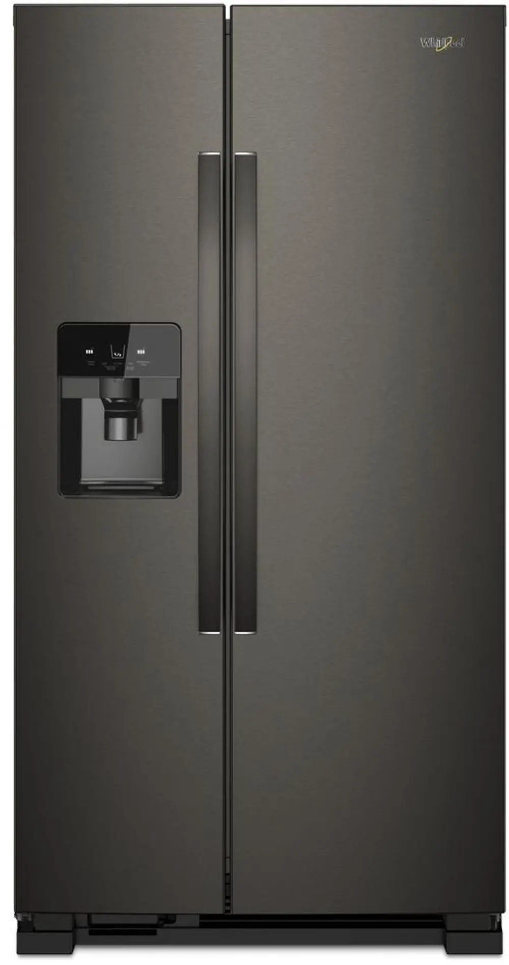 WRS321SDHV Whirlpool 21.4 cu ft Side by Side Refrigerator - 33 W Black Stainless Steel-1