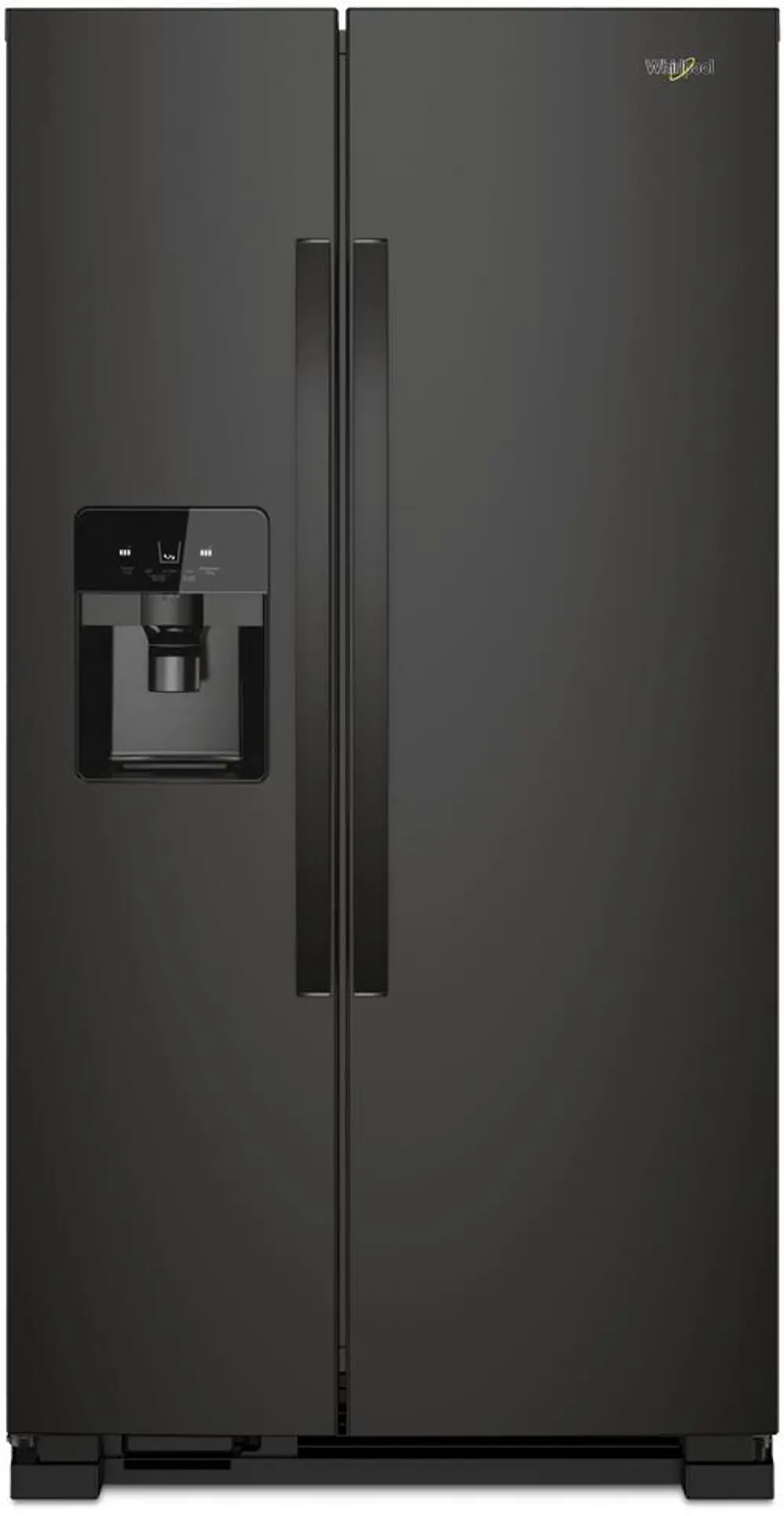 WRS321SDHB Whirlpool 21.4 cu ft Side by Side Refrigerator - 33 W Black-1