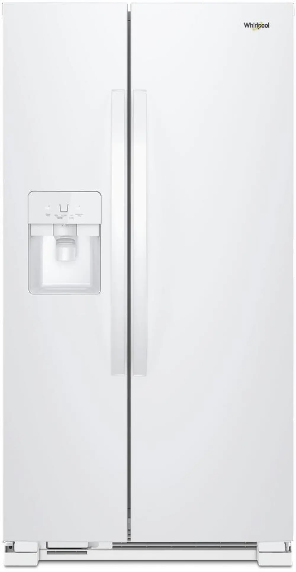 WRS321SDHW Whirlpool 21.4 cu ft Side by Side Refrigerator - 33 W White-1