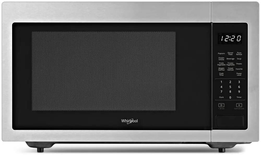 WMC30516HZ Whirlpool Countertop Microwave - 1.6 cu. ft.  Stainless Steel-1