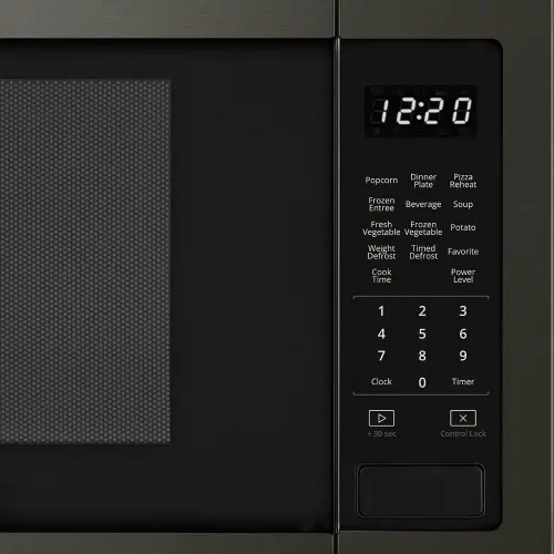 GE Profile Series Countertop Microwave Oven - Black Stainless