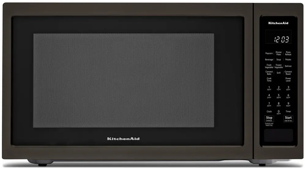 KMCC5015GBS KitchenAid Countertop Microwave - 1.5 cu. ft. Black Stainless Steel-1