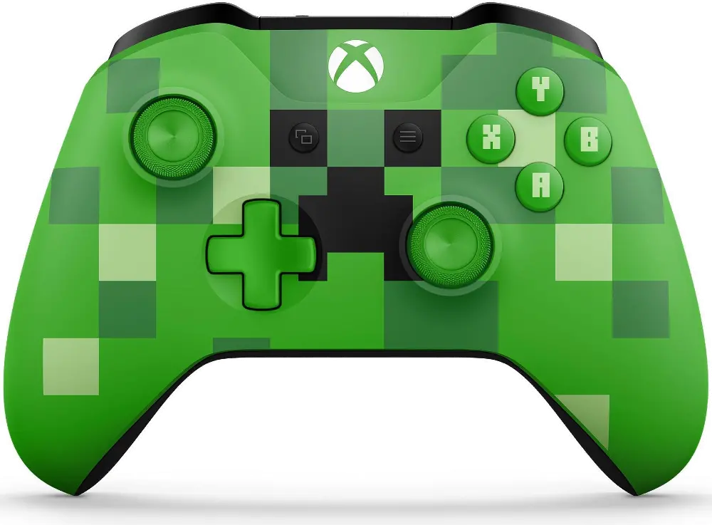 XB1S/MIC_WL3056,CREP Wireless Xbox One Controller - Minecraft Creeper-1
