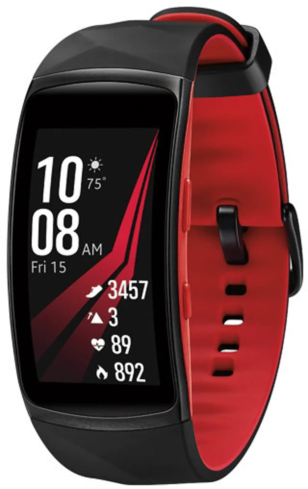 SM-R365NZRAXAR Samsung Gear Fit 2 Pro Fitness Band Red Large-1
