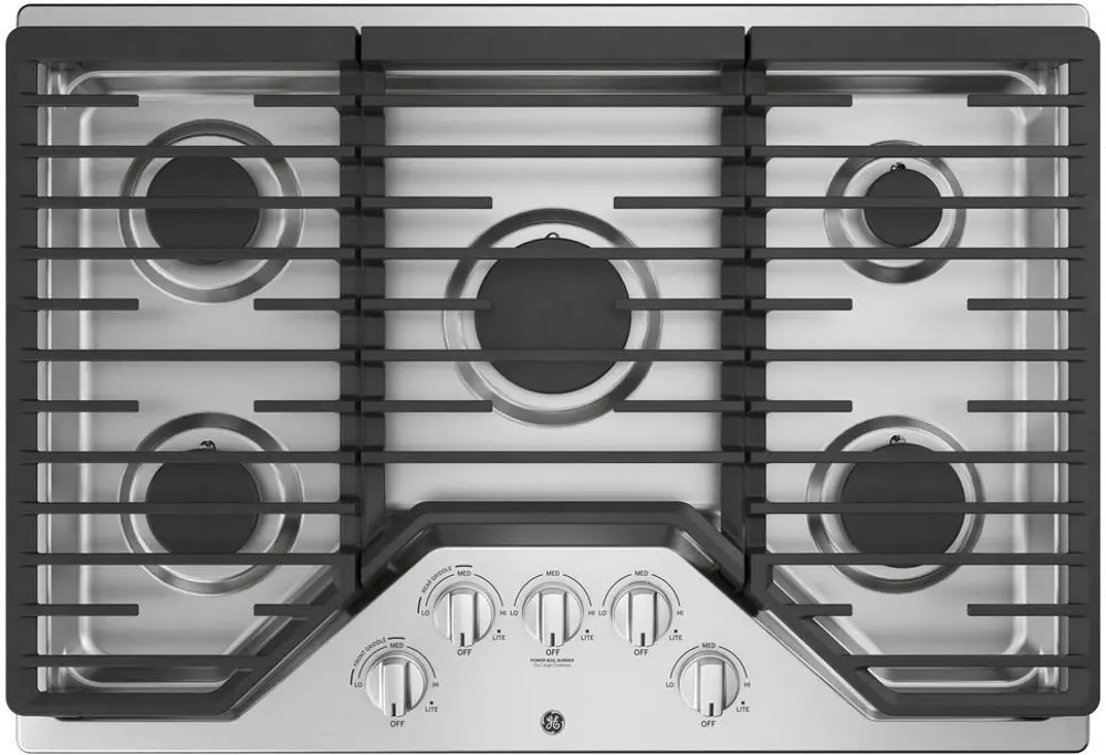 JGP5030SLSS GE 30 Inch Gas Cooktop - Stainless Steel-1