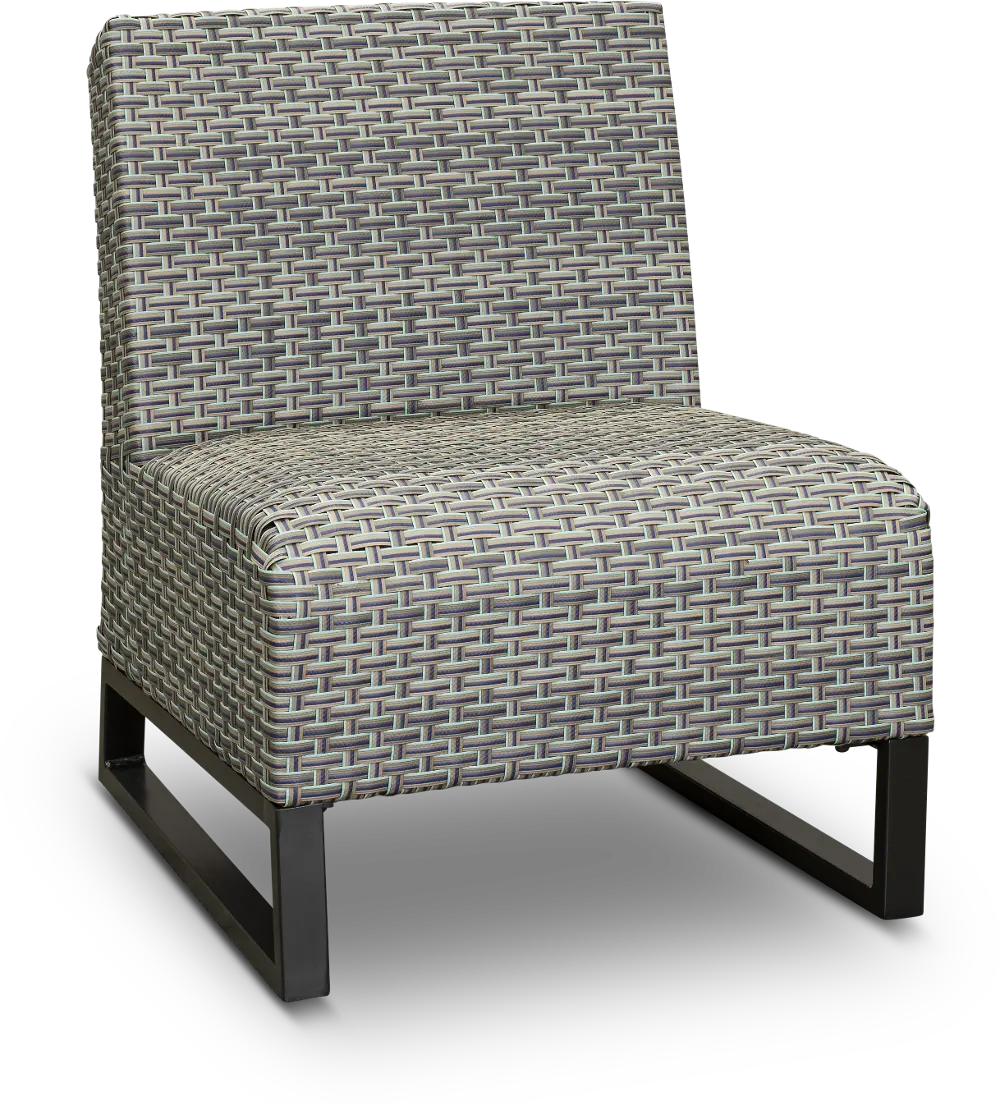 AGL09829P01/SLIPRCHR Wicker Slipper Patio Chair - Del Mar-1