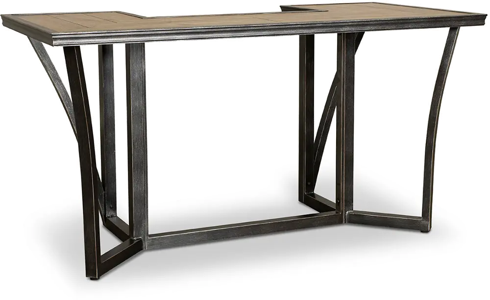 AML00617P03/BARTABLE Franklin U-shaped Patio Bar Table-1