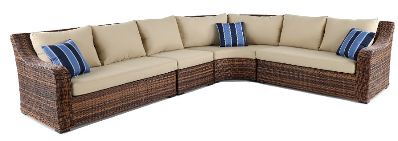 Tortola 4 Piece Outdoor Patio Sectional Sofa Rc Willey Outdoor Patio Sectional Sofa, Afw Outdoor Furniture