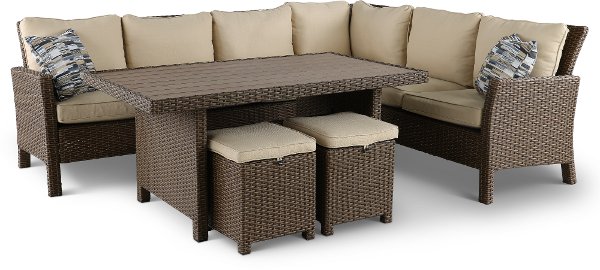 Search Results For Ashley Furniture Durahide Onyx Searching 4pc Arcadia Linen 4 Piece Outdoor Patio Furniture Set