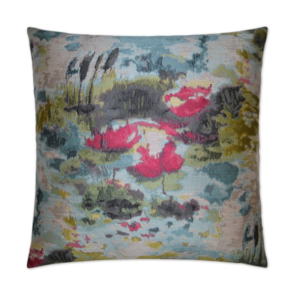 Decorative Throw Pillows D V Kap Inc Dba Canaan Co Water Garden 22 Inch Throw Pillow