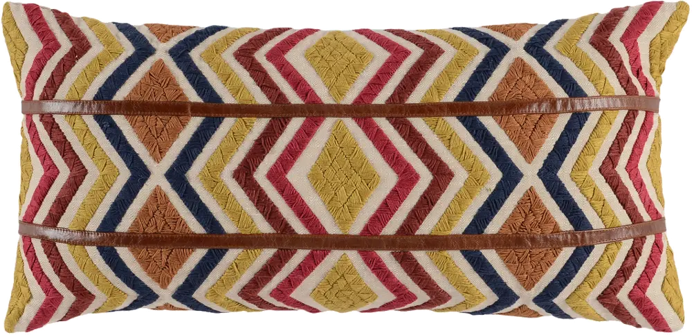 Native Form Alta Multi Color Rectangular Throw Pillow-1