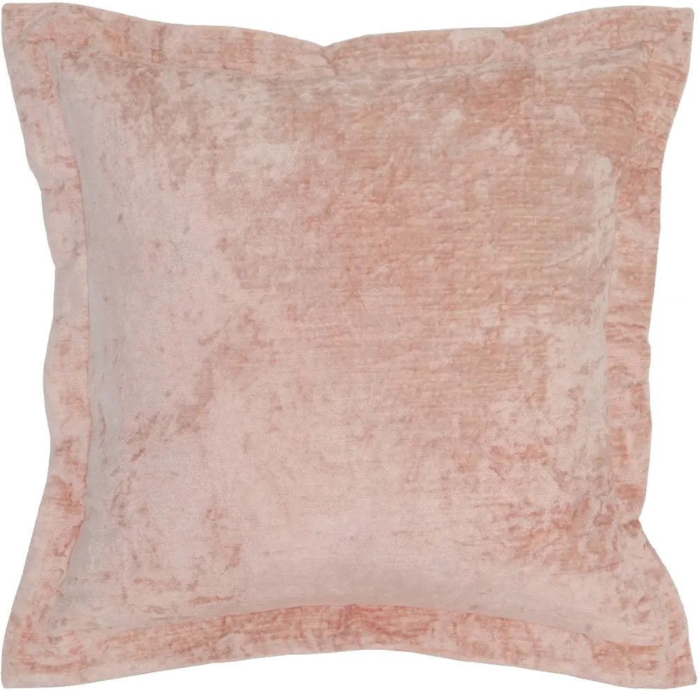 Blush Pink Lapis Bliss Velvet Throw Pillow-1