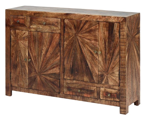 Deal Zone Dressers For Rc Willey Furniture Clearance Modern Rustic Sunburst Brown Door Dresser Cayley