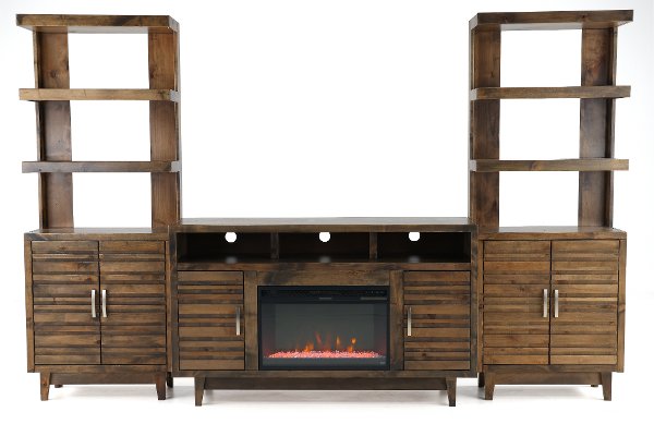 Electric Fireplaces Furniture Rc Willey Cherry Brown Electric Fireplace Tv Stand109999 Contemporary Entertainment Center Wall Avondale