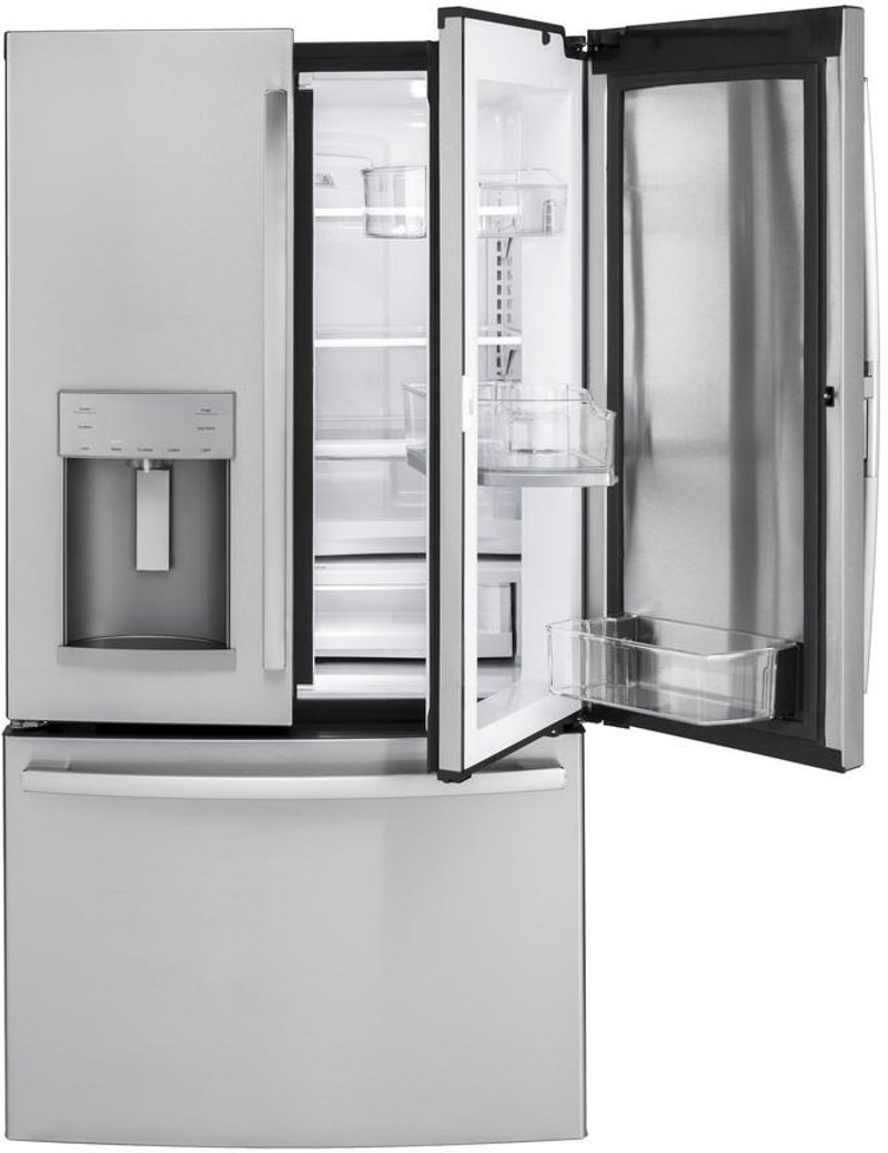 Ge 27 8 Cu Ft French Door In Door Refrigerator 36 Inch