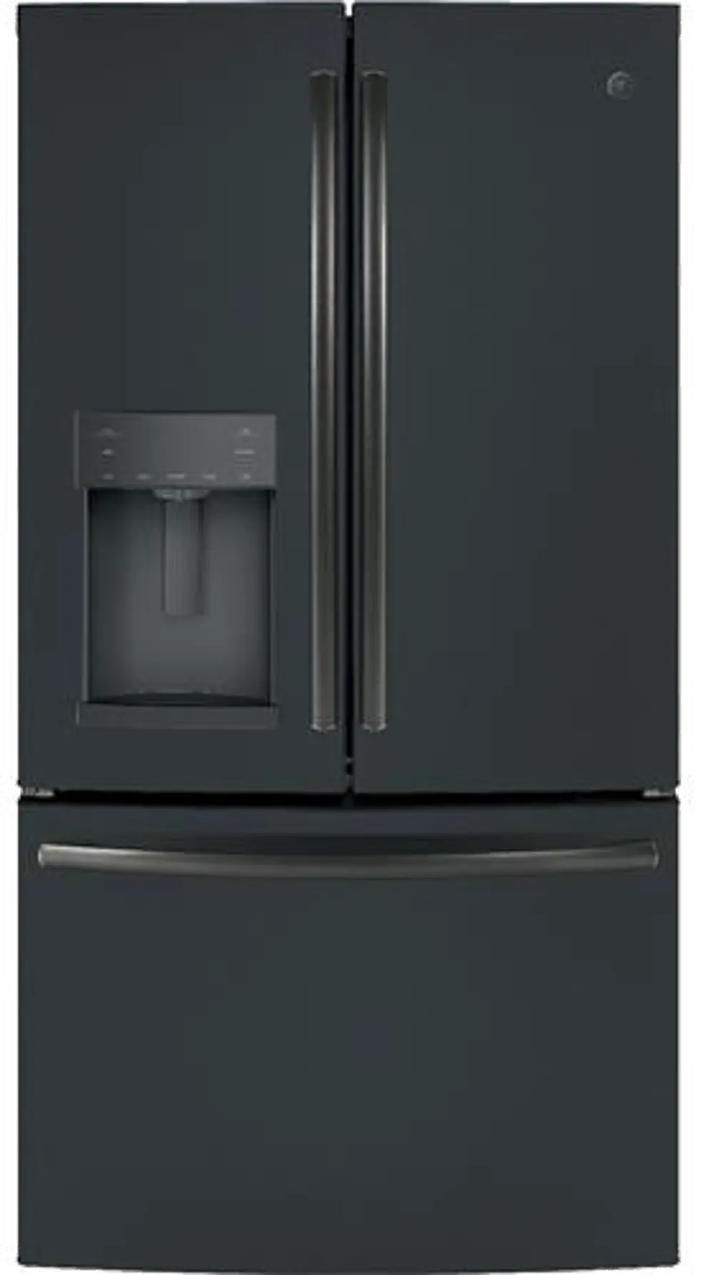 GFD28GELDS GE 27.8 cu ft French Door Refrigerator - Black Slate-1