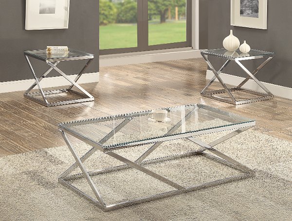 Living Room Furniture Couches Sectionals Tables Rc Willey Chrome And Gl 3 Piece Coffee Table Set
