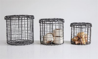 Velvet Topi Owl 3 Pcs Spec dan Daftar Harga Terbaru Indonesia Source · 9 Inch Round Hand Made Wire Basket with Lid