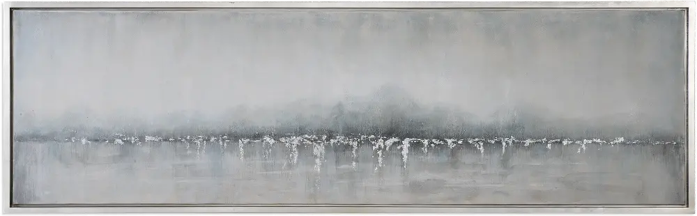 Tides Canvas Framed Horizontal Wall Art-1
