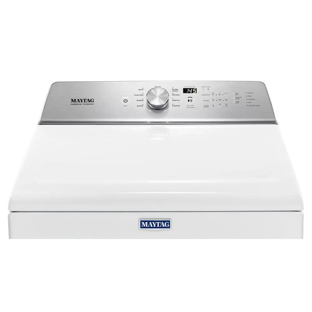 MGDB765FW Maytag Gas Dryer IntelliDry Sensor - 7.4 cu. ft. White-1